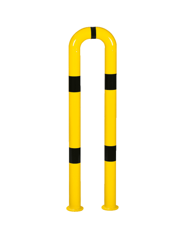 Beschermbeugel, uitneembaar, 1150 mm, geel zwart, 350 x 1150 mm
