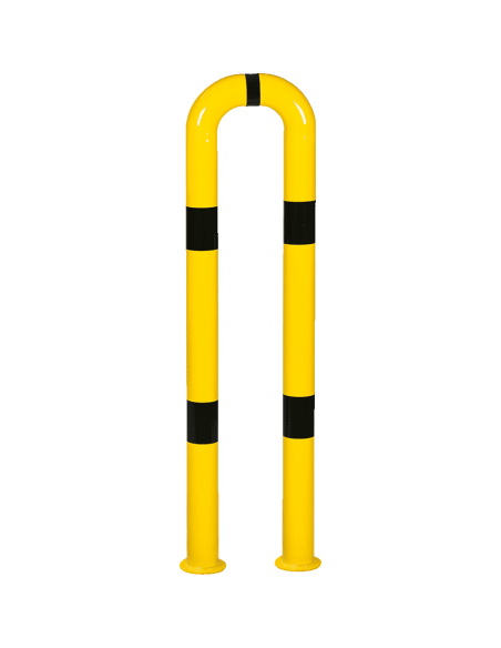 Beschermbeugel, uitneembaar, 1150 mm, geel zwart, 350 x 1150 mm