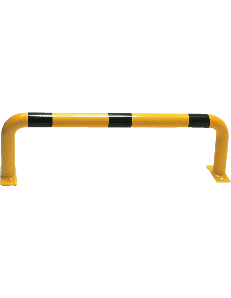 Beschermbeugel voor wand, 150 mm, geel zwart, 1000 x 150 mm