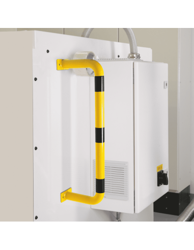 Beschermbeugel voor wand, 150 mm, geel zwart