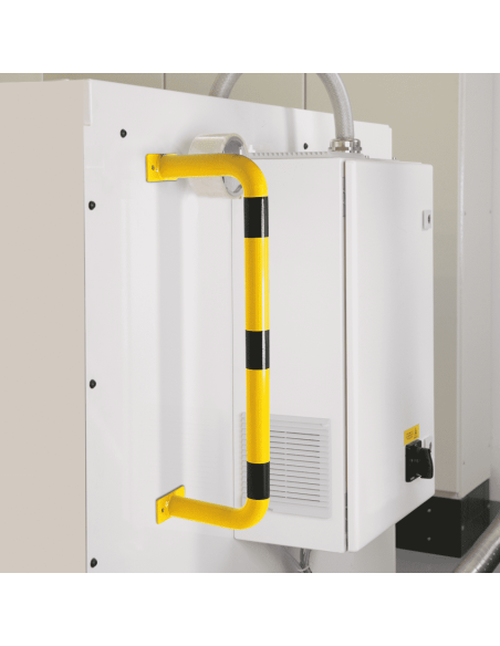 Beschermbeugel voor wand, 150 mm, geel zwart