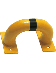Beschermbeugel voor wand, 300 mm, geel zwart, 250 x 300 mm