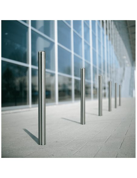 RVS paal voor bevestiging in de grond