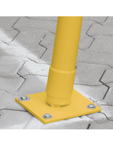 Flexibele afzetpaal Flex, geel zwart
