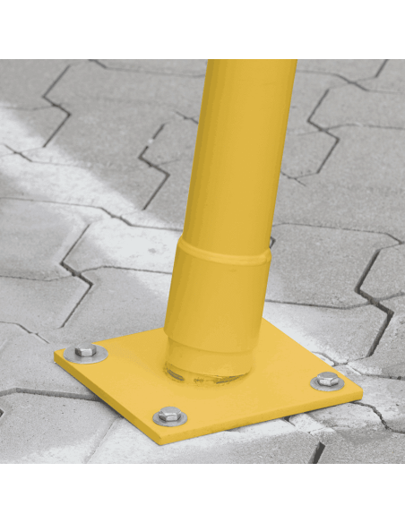 Flexibele afzetpaal Flex, geel zwart