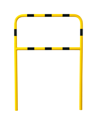 Veiligheidshek Light voor in de grond, geel zwart, 1000 x 1000 mm