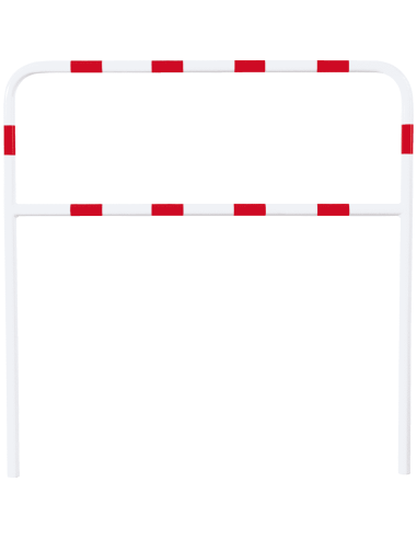 Veiligheidshek Light voor in de grond, rood wit, 1500 x 1000 mm