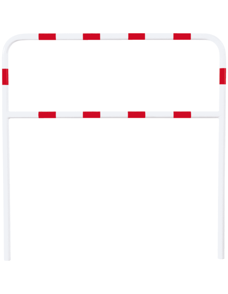 Veiligheidshek Light voor in de grond, rood wit, 1500 x 1000 mm