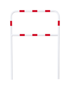 Veiligheidshek Light voor in de grond, rood wit, 1000 x 1000 mm