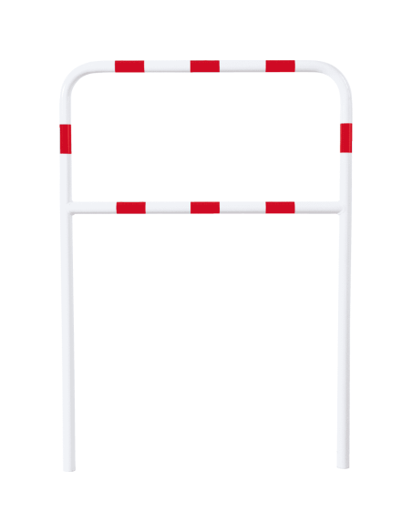 Veiligheidshek Light voor in de grond, rood wit, 1000 x 1000 mm