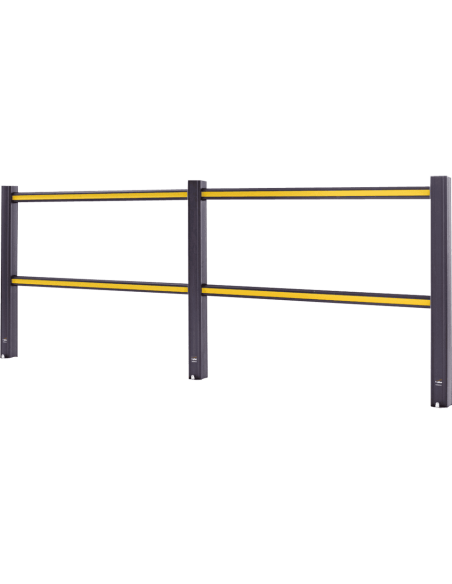 Boplan Flex Impact veiligheidshek, zwart geel