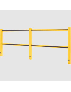 Boplan Flex Impact veiligheidshek, zwart geel