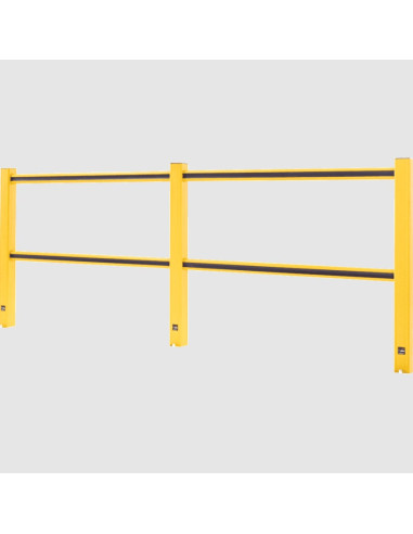 Boplan Flex Impact veiligheidshek, zwart geel