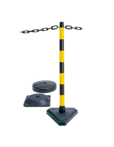 Kettingpaal voor binnen, geel zwart