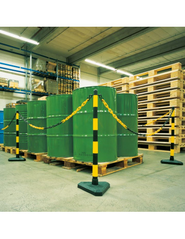 Kettingpaal voor binnen, geel zwart