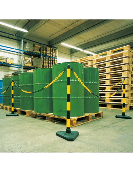 Kettingpaal voor binnen, geel zwart