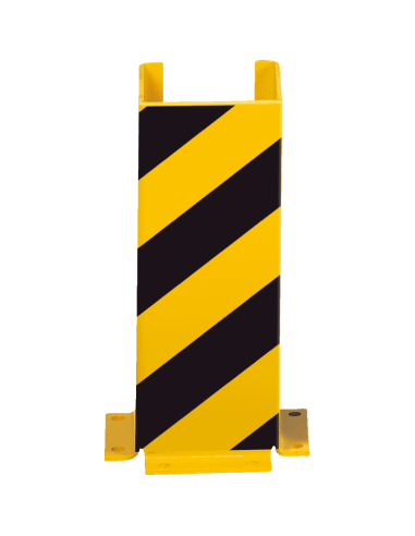 Kolombeschermer met strepen, 400 x 160 mm, geel zwart