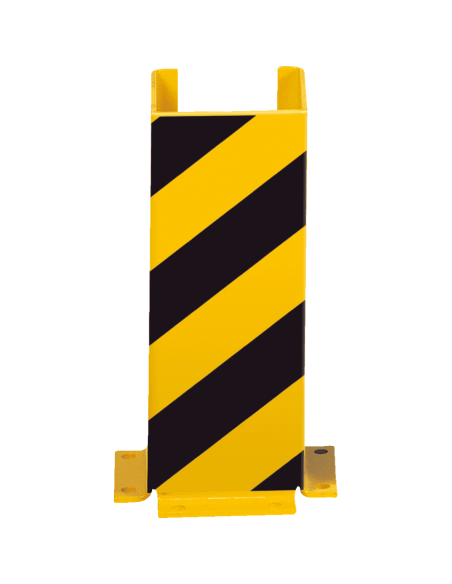 Kolombeschermer met strepen, 400 x 160 mm, geel zwart