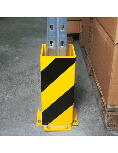 Kolombeschermer met strepen, 400 x 160 mm, geel zwart