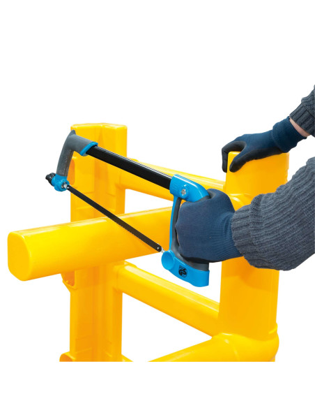 Morion kolombeschermer zuilen, kunststof, geel