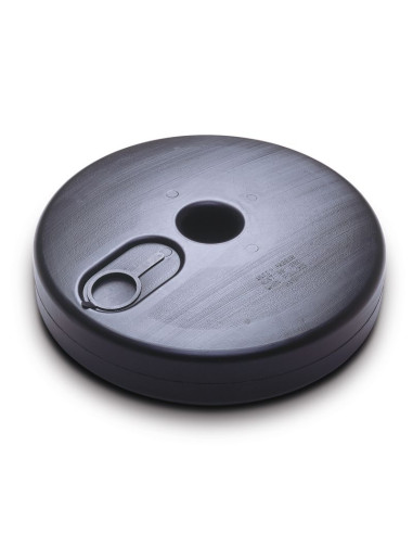 Lichte afzetpalen met ketting, geel zwart, 6 stuks