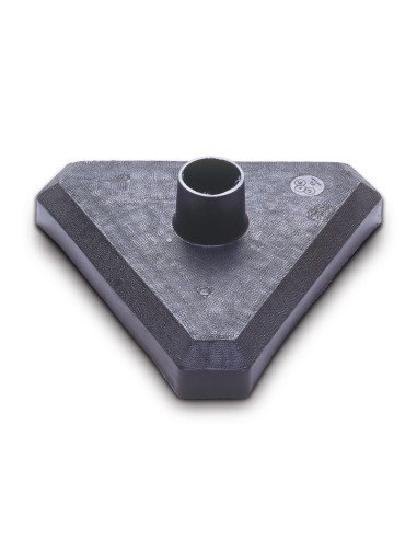 Mobiele afzetpalen met ketting voor binnen, rood wit, 6 stuks