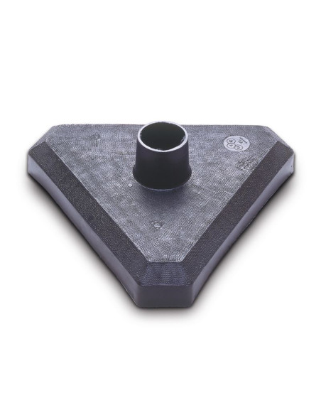 Mobiele afzetpalen met ketting voor binnen, rood wit, 6 stuks