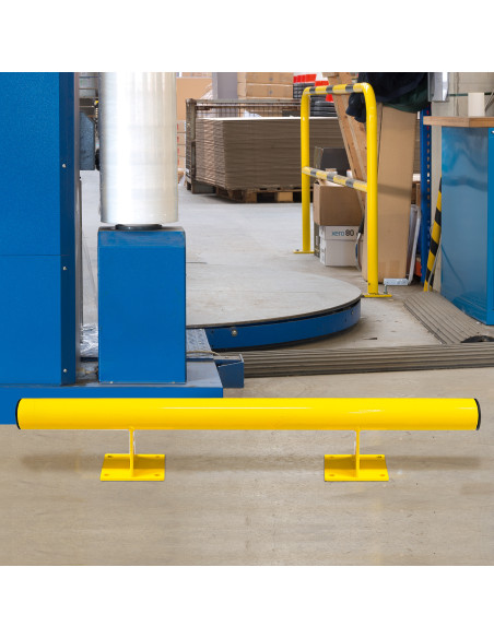 BLACK BULL stootbalk met voet, geel