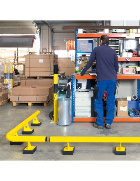 BLACK BULL hoekstuk voor stootbalk, geel, buitenhoek