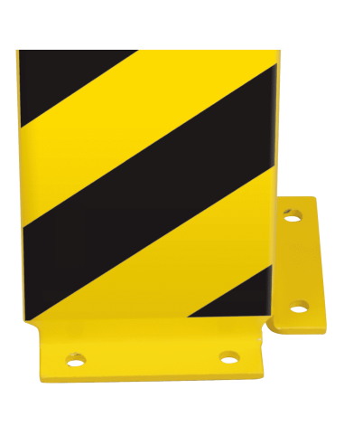 Hoekbeschermer muur met pijlen, 400 x 160 mm, geel zwart