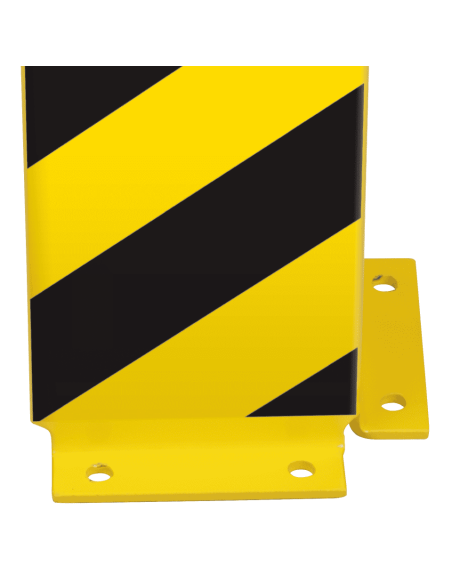 Hoekbeschermer muur met pijlen, 400 x 160 mm, geel zwart