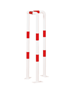 Hoekbeschermer muur Light, 350 x 1000 mm, rood wit