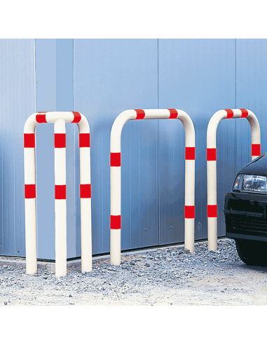 Hoekbeschermer muur Light, 350 x 1000 mm, rood wit