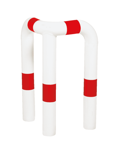 Hoekbeschermer muur voor in de grond, 650 x 350 mm