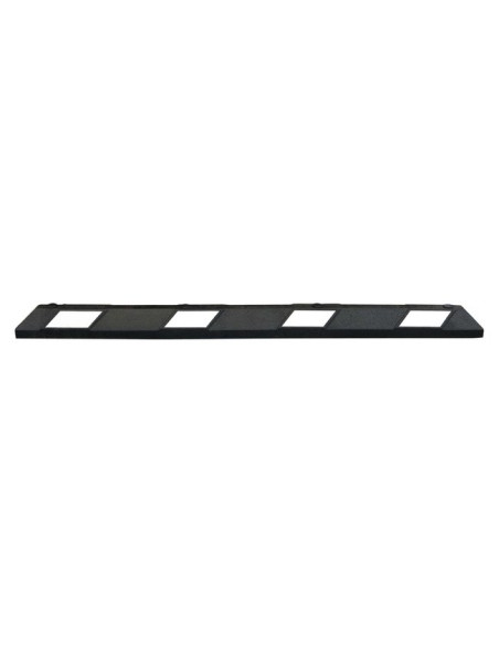 Park-AID parkeerstop, zwart wit, 1800 mm