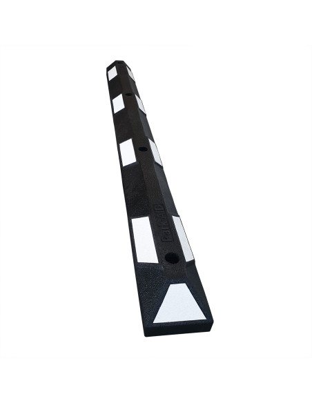 Park-AID parkeerstop, zwart wit, 1800 mm