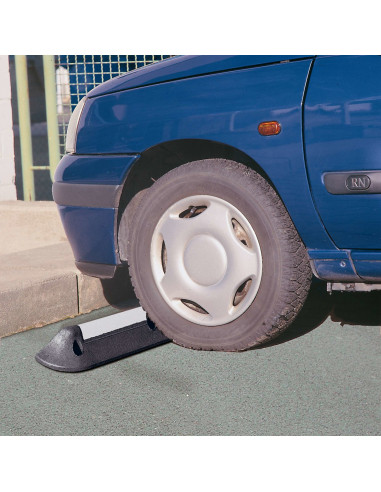 MORION parkeerstop, zwart wit, 750 x 120 mm