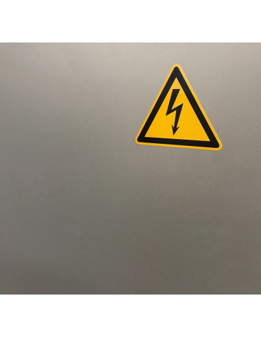 Waarschuwingssticker elektrische spanning, W012