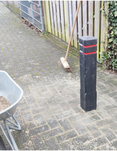 Diamantkoppaal kunststof, zwart