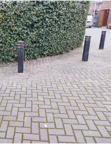 Diamantkoppaal kunststof, zwart