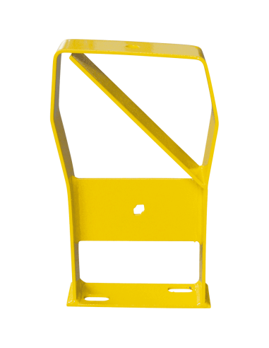 Muurbeugel voor stalen vangrails, geel
