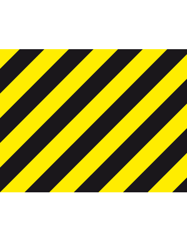 Vervangfolie voor hoekbeschermer met strepen, 400 mm