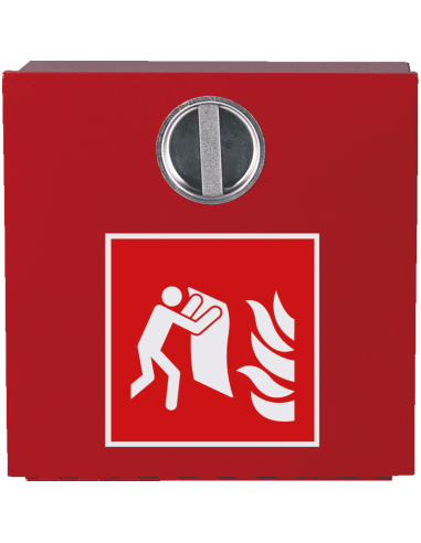 Beschermkast voor blusdeken, rood