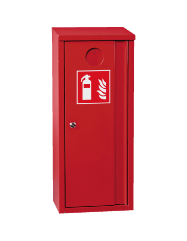 Brandblusserkast plaatstaal, rood