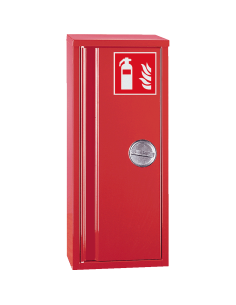 Brandblusserkast plaatstaal, rood