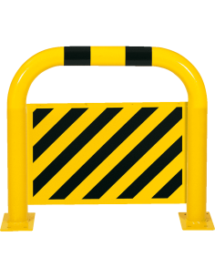 Beschermbeugel met beveiliging, 650 mm, geel zwart