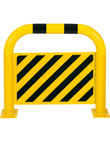 Beschermbeugel met beveiliging, 650 mm, geel zwart