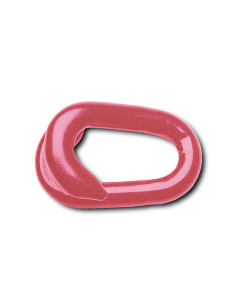 Verbindingsschakels, verzinkt staal, rood