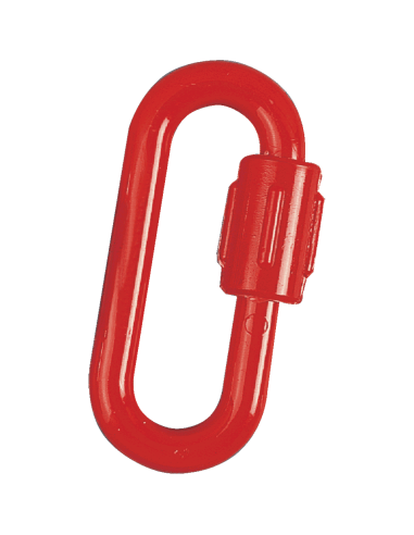 Verbindingsschakels met schroefdraad, kunststof, rood