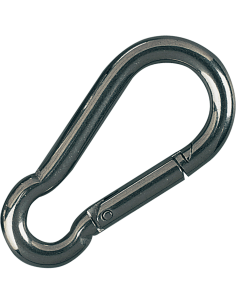 Karabijnhaken, verzinkt staal